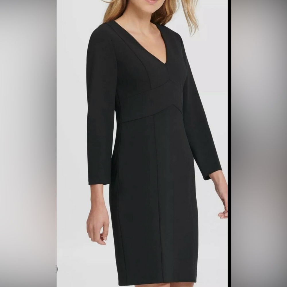 DKNY size 14 woman Elegant Black Dress